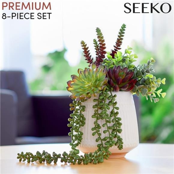Artificial Succulents - 8 Pack- Premium Succulent Plants Artificial - Realistic - Picture 6 of 6